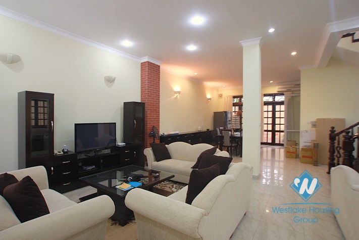 Beautiful and large house for lease in Ciputra, Tay Ho, Ha Noi
